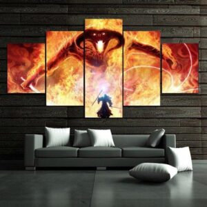 The Lord Of The Rings - Movie 5 Panel Canvas Art Wall Decor