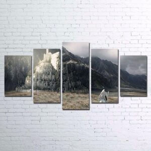 The Lord Of The Rings - Music 5 Panel Canvas Art Wall Decor