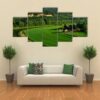 The Mountain Pfaffenstein - Nature 5 Panel Canvas Art Wall Decor