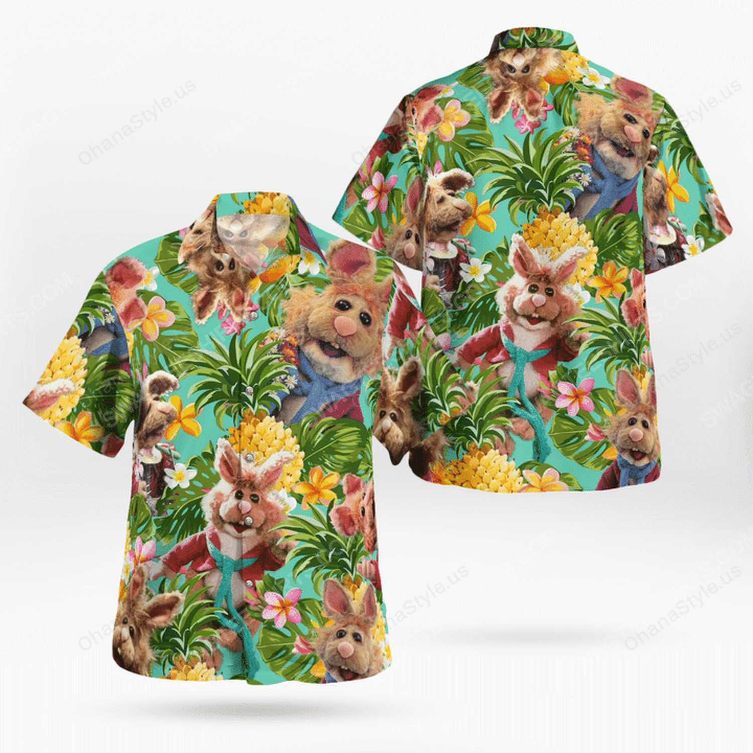 The Muppet Show Bean Bunny Hawaiian Shirt The Muppet Show Bean Bunny Hawaiian Shirt