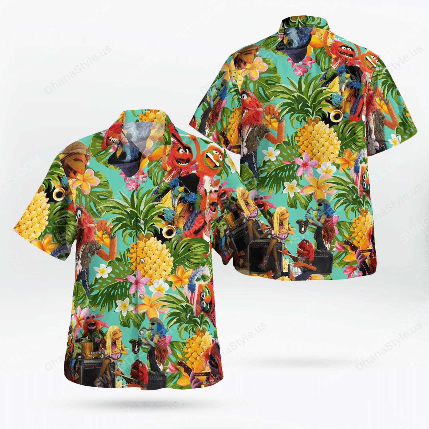 The Muppet Show Dr Teeth And The Electric Mayhem Hawaiian Shirt The Muppet Show Dr Teeth And The Electric Mayhem Hawaiian Shirt