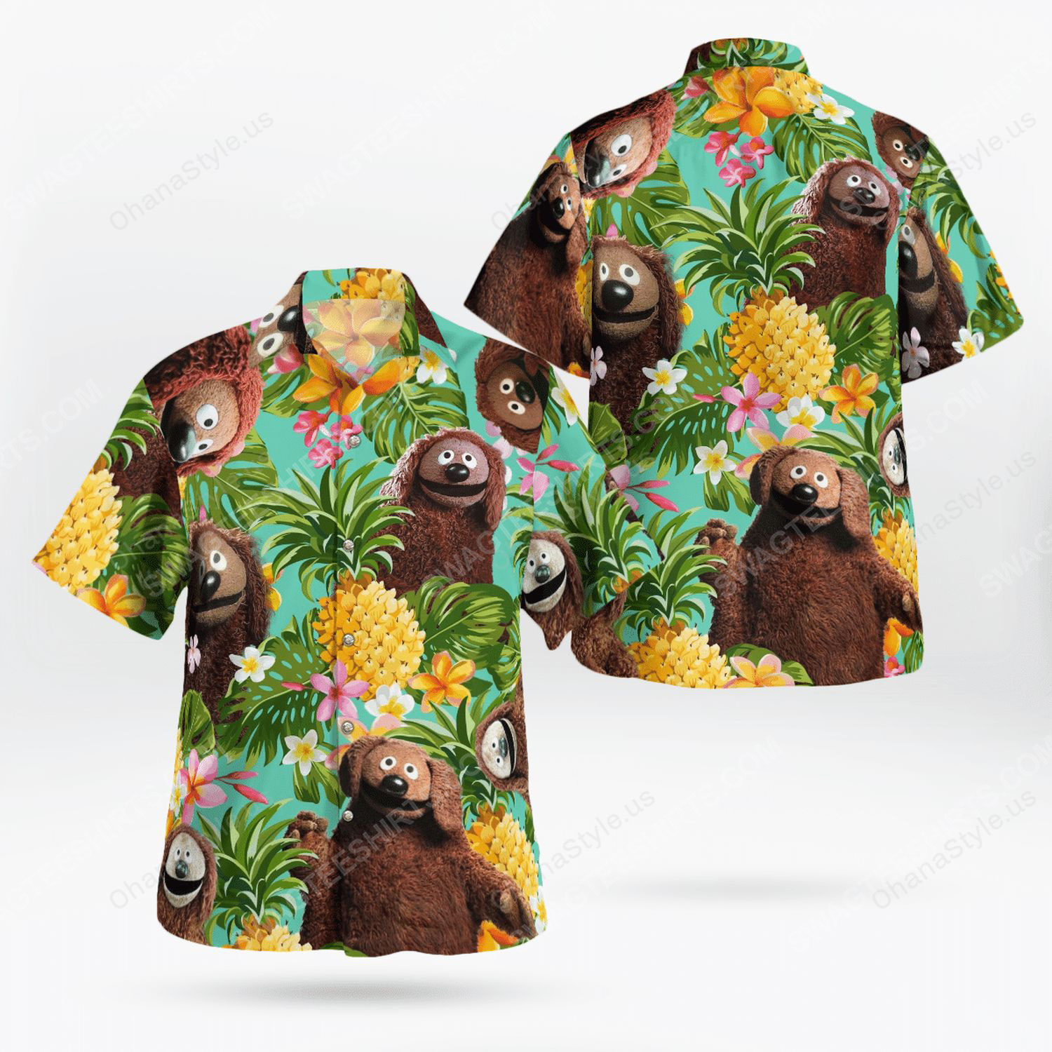 The Muppet Show Rowlf The Dog Hawaiian Shirt The Muppet Show Rowlf The Dog Hawaiian Shirt