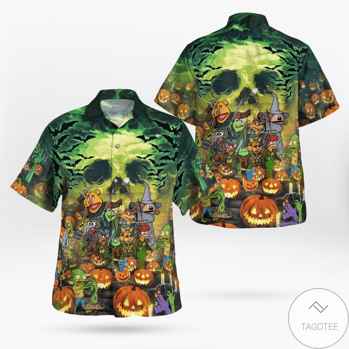 The Muppets Just Wanna Have Fun Halloween Hawaiian Shirt The Muppets Just Wanna Have Fun Halloween Hawaiian Shirt