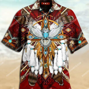 The Native American Owl All Over Printed Hawaiian Shirt