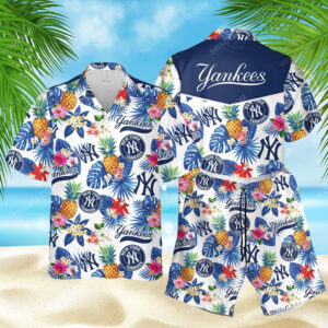 The New York Yankees Full Printed Hawaiian Shirt- Maria