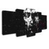 The Portrait Of Christ - Abstract 5 Panel Canvas Art Wall Decor