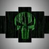 The Punisher 1 - Movie 5 Panel Canvas Art Wall Decor