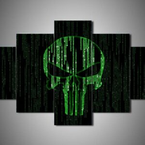 The Punisher 1 - Movie 5 Panel Canvas Art Wall Decor