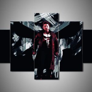 The Punisher 4 - Movie 5 Panel Canvas Art Wall Decor