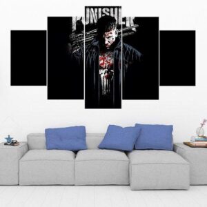The Punisher 6 - Movie 5 Panel Canvas Art Wall Decor