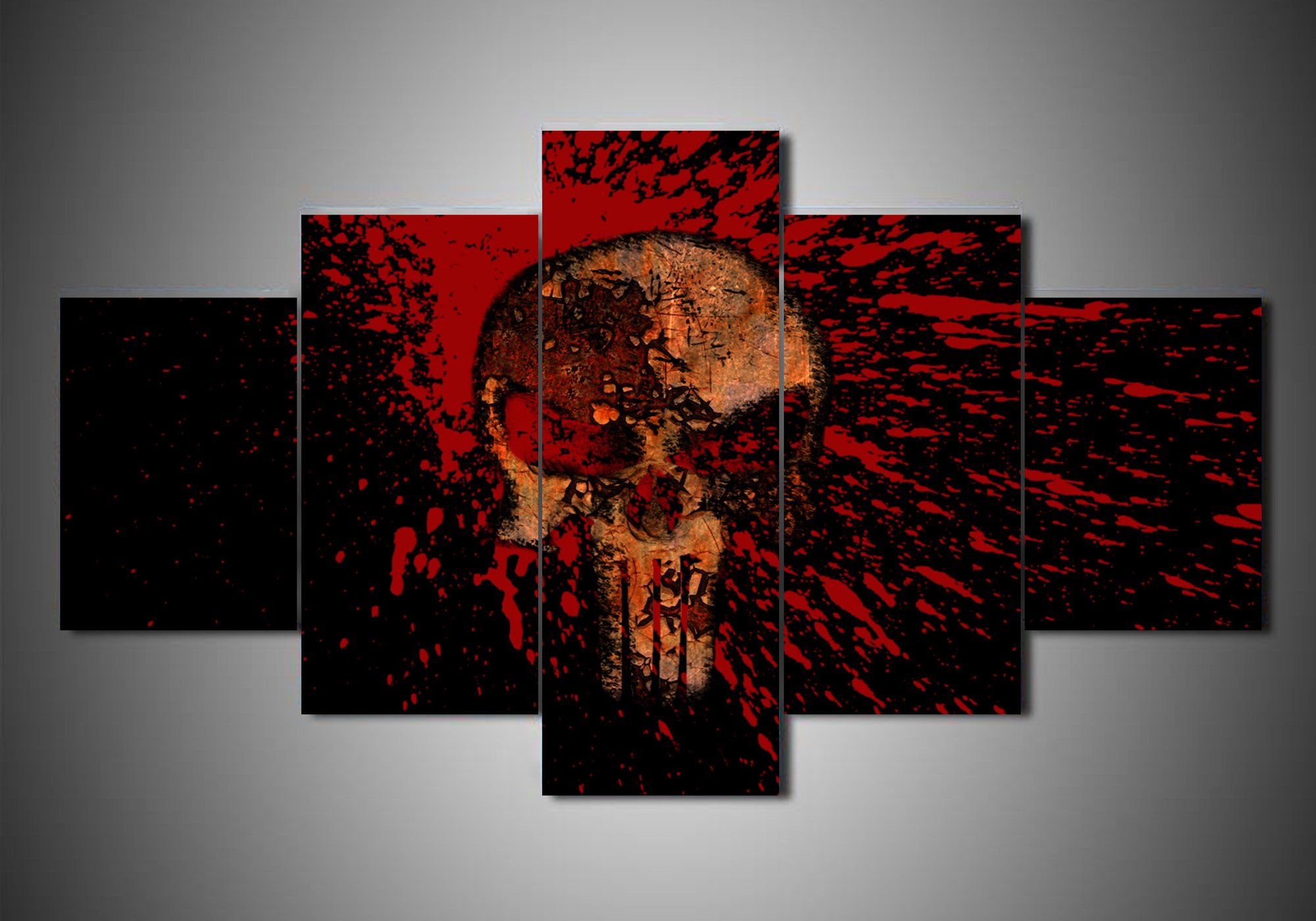 The Punisher - Movie 5 Panel Canvas Art Wall Decor The Punisher - Movie 5 Panel Canvas Art Wall Decor