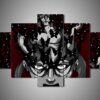 The Silence Of The Lambs 1 - Movie 5 Panel Canvas Art Wall Decor