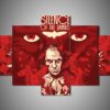 The Silence Of The Lambs 3 - Movie 5 Panel Canvas Art Wall Decor
