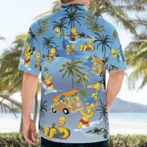 The Simpsons Family On The Island Hawaiian Shirt