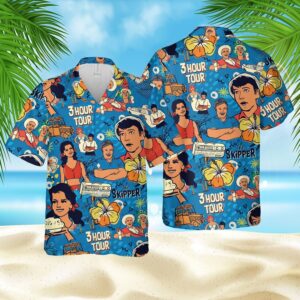 The Skipper’S Three Hour Tour Hawaiian Shirt Short
