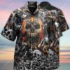 The Skull Gun All Over Printed Hawaiian Shirt