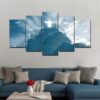 The Son of the Cloud - Religion 5 Panel Canvas Art Wall Decor