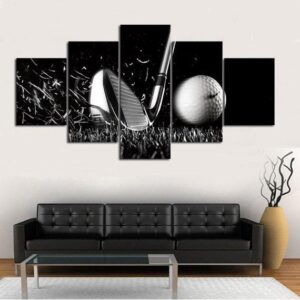 The Swing - Sport 5 Panel Canvas Art Wall Decor