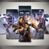 The Taken King - Gaming 5 Panel Canvas Art Wall Decor