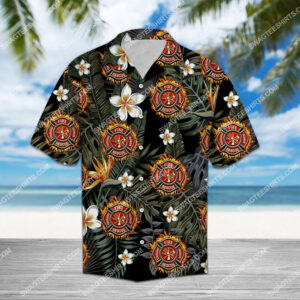 The Tropical Firefighter All Over Printed Hawaiian Shirt