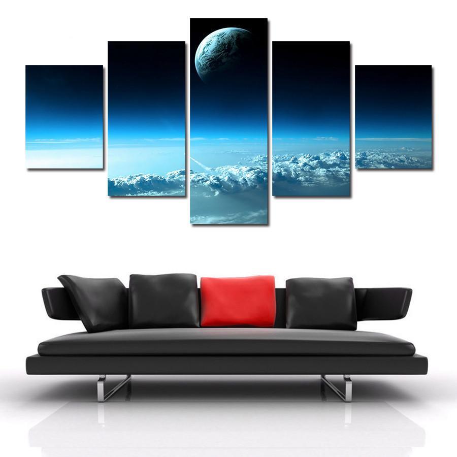 The Universe Of Star War - Movie 5 Panel Canvas Art Wall Decor The Universe Of Star War - Movie 5 Panel Canvas Art Wall Decor