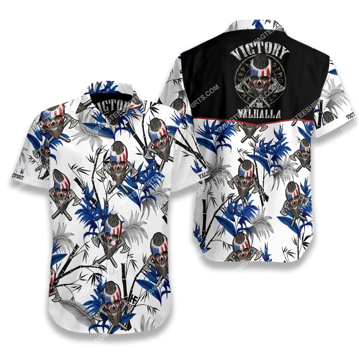 The Viking Victory Or Valhalla All Over Printed Hawaiian Shirt The Viking Victory Or Valhalla All Over Printed Hawaiian Shirt