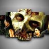 The Walking Dead 5 - Music 5 Panel Canvas Art Wall Decor