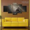 The Walking Dead Rick Grimes - Movie 5 Panel Canvas Art Wall Decor