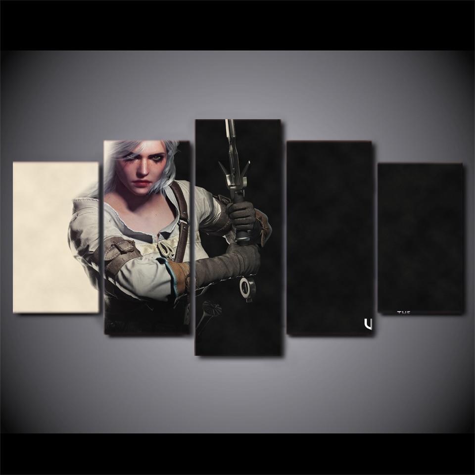 The Witcher 3 Wild Hunt 10 - Gaming 5 Panel Canvas Art Wall Decor The Witcher 3 Wild Hunt 10 - Gaming 5 Panel Canvas Art Wall Decor