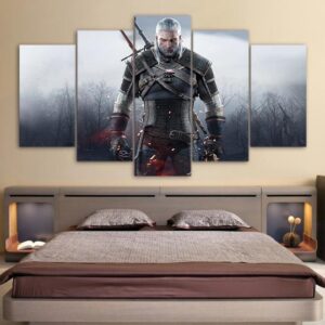 The Witcher 3: Wild Hunt - Movie 5 Panel Canvas Art Wall Decor