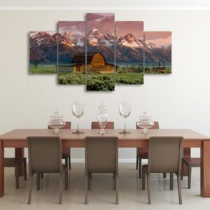 The Zone - Moto Racing - Sport 5 Panel Canvas Art Wall Decor