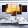 Three Crosses Cave - Nature 5 Panel Canvas Art Wall Decor