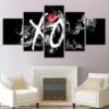 Til We Overdose - Music 5 Panel Canvas Art Wall Decor