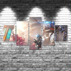 Titanfall 2 - Gaming 5 Panel Canvas Art Wall Decor