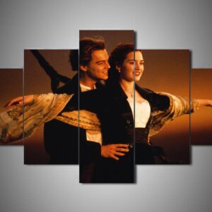 Titanic - Movie 5 Panel Canvas Art Wall Decor