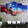 Tokyo Ghoul 15 - Cartoon 5 Panel Canvas Art Wall Decor