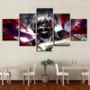 Tokyo Ghoul 6 - Anime 5 Panel Canvas Art Wall Decor