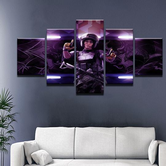 Tom Clancy’S Rainbow Six Siege 1 - Gaming 5 Panel Canvas Art Wall Decor Tom Clancy’S Rainbow Six Siege 1 - Gaming 5 Panel Canvas Art Wall Decor