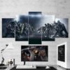 Tom Clancy’s Rainbow Six Siege Shooters - Gaming 5 Panel Canvas Art Wall Decor