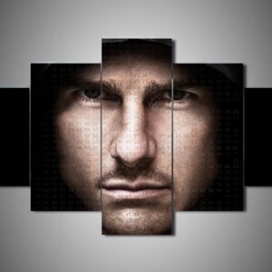 Tom Cruise 3 - Famous Person 5 Panel Canvas Art Wall Decor