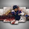 Toronto Blue Jays 1 - Sport 5 Panel Canvas Art Wall Decor