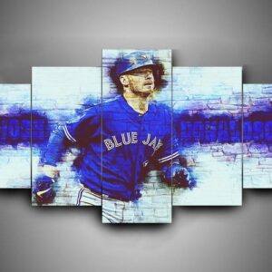 Toronto Blue Jays 3 - Sport 5 Panel Canvas Art Wall Decor