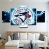 Toronto Blue Jays 4 - Sport 5 Panel Canvas Art Wall Decor