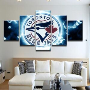 Toronto Blue Jays 4 - Sport 5 Panel Canvas Art Wall Decor