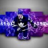 Toronto Maple Leafs - Auston Matthews - Sport 5 Panel Canvas Art Wall Decor