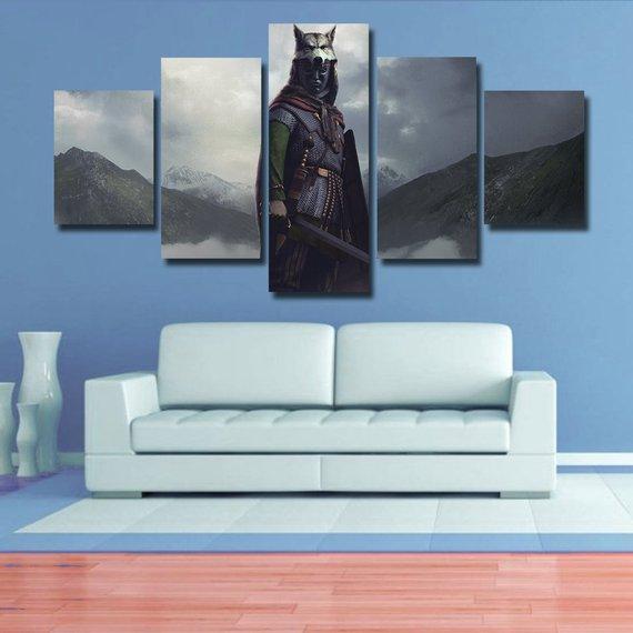 Total War Arena - Gaming 5 Panel Canvas Art Wall Decor Total War Arena - Gaming 5 Panel Canvas Art Wall Decor