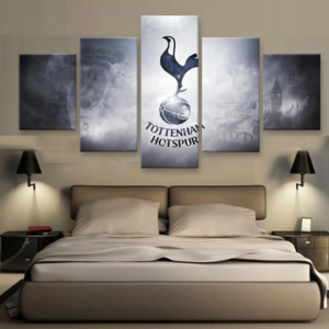 Tottenham Hotspur Fc Soccer - Sport 5 Panel Canvas Art Wall Decor