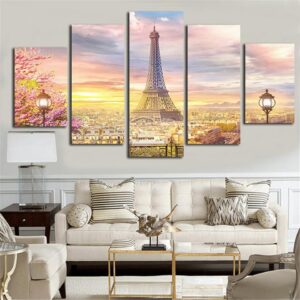 Tower 50 - Nature 5 Panel Canvas Art Wall Decor