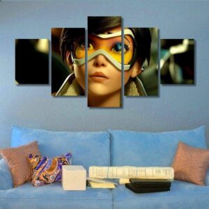 Tracer - Cartoon 5 Panel Canvas Art Wall Decor