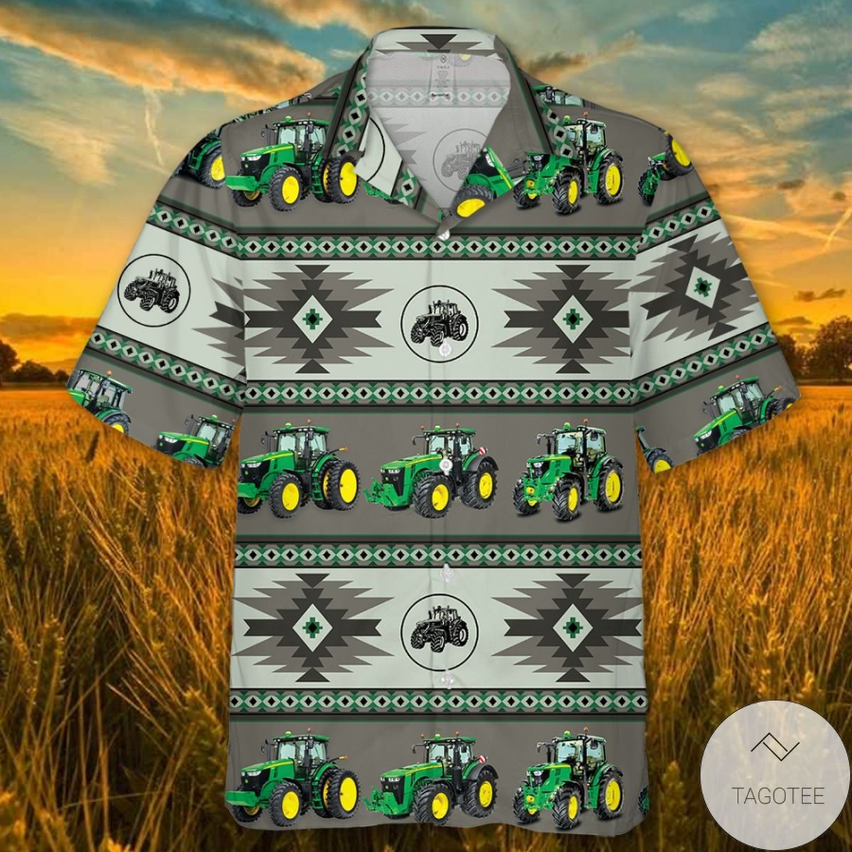 Tractor Beach Hawaiian Shirt Tractor Beach Hawaiian Shirt